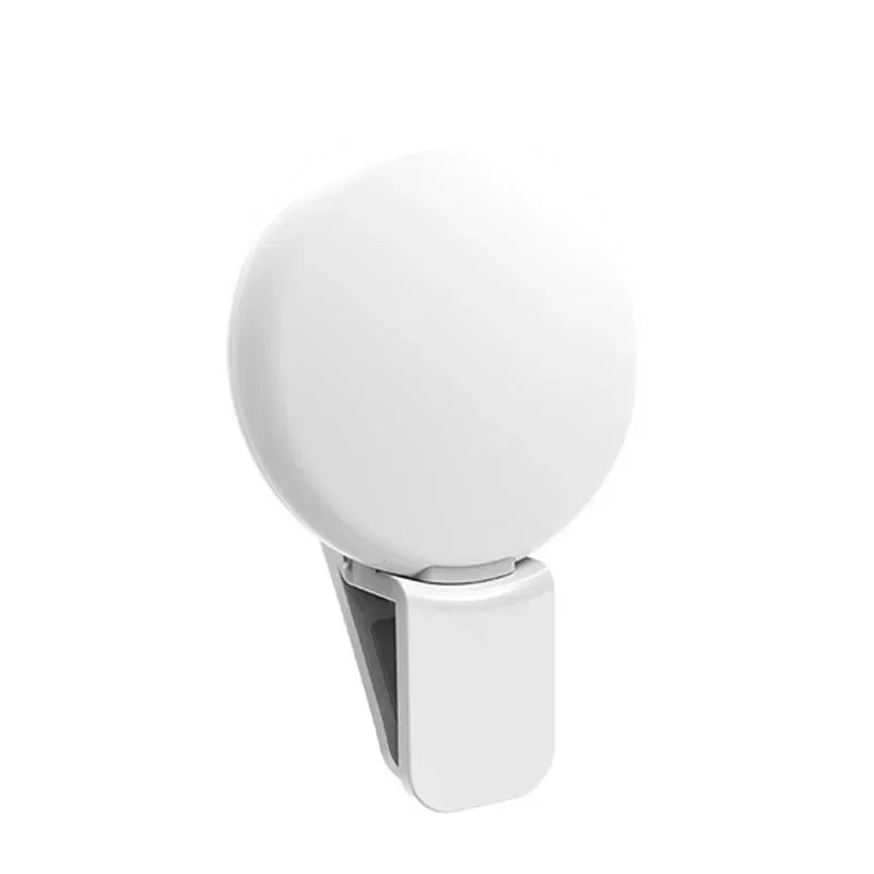 Illuminate Your Selfies with the Mobile Phone LED Selfie Ring Light - Portable, Mini, and Adjustable Dimming!